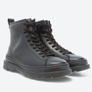 Camper BRUTUS Black Combat Boots